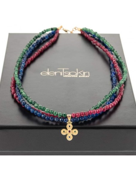  Byzantine Cross Pendant 